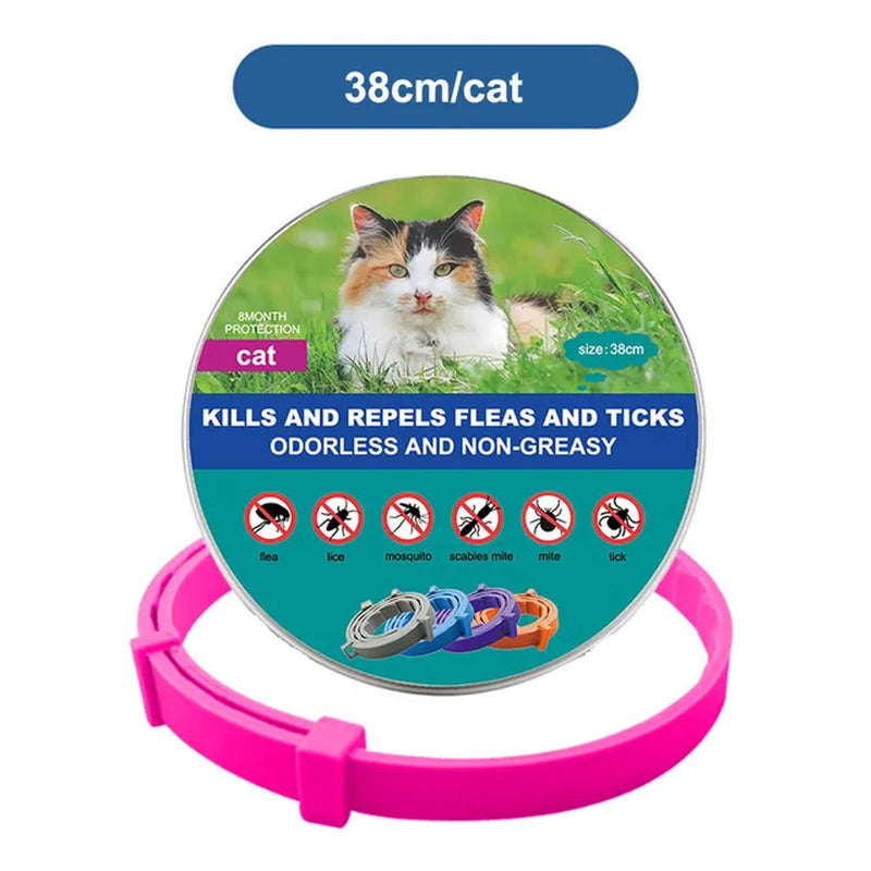 PetSafe Retractable Deworming Collar: Ultimate Flea & Tick Protection for Cats and Dogs