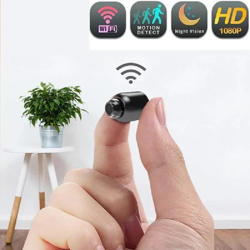 Wireless HD Mini Baby Monitor with Night Vision Security Camera