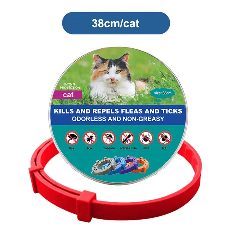 PetSafe Retractable Deworming Collar: Ultimate Flea & Tick Protection for Cats and Dogs