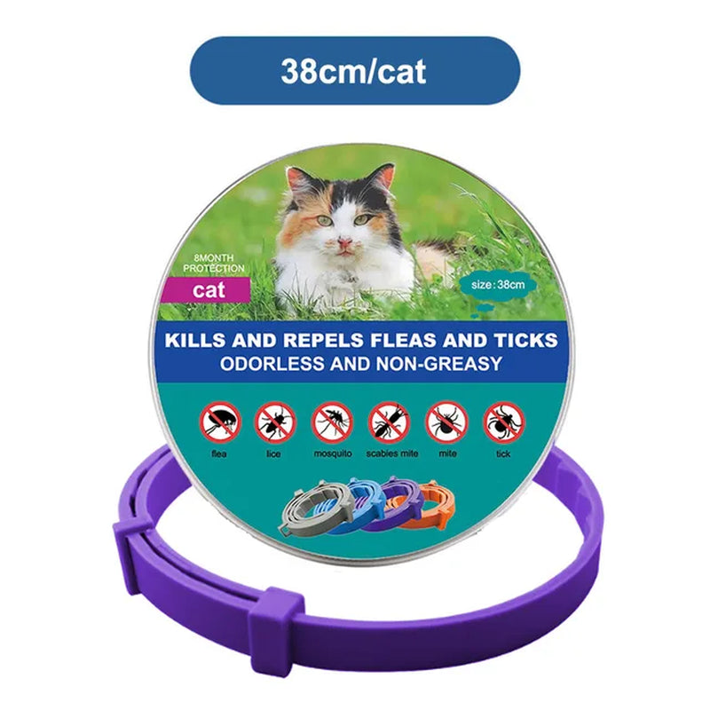 PetSafe Retractable Deworming Collar: Ultimate Flea & Tick Protection for Cats and Dogs