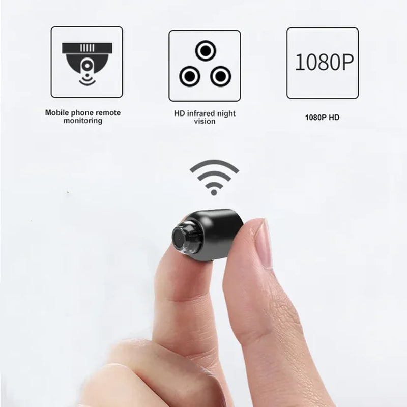 Wireless HD Mini Baby Monitor with Night Vision Security Camera