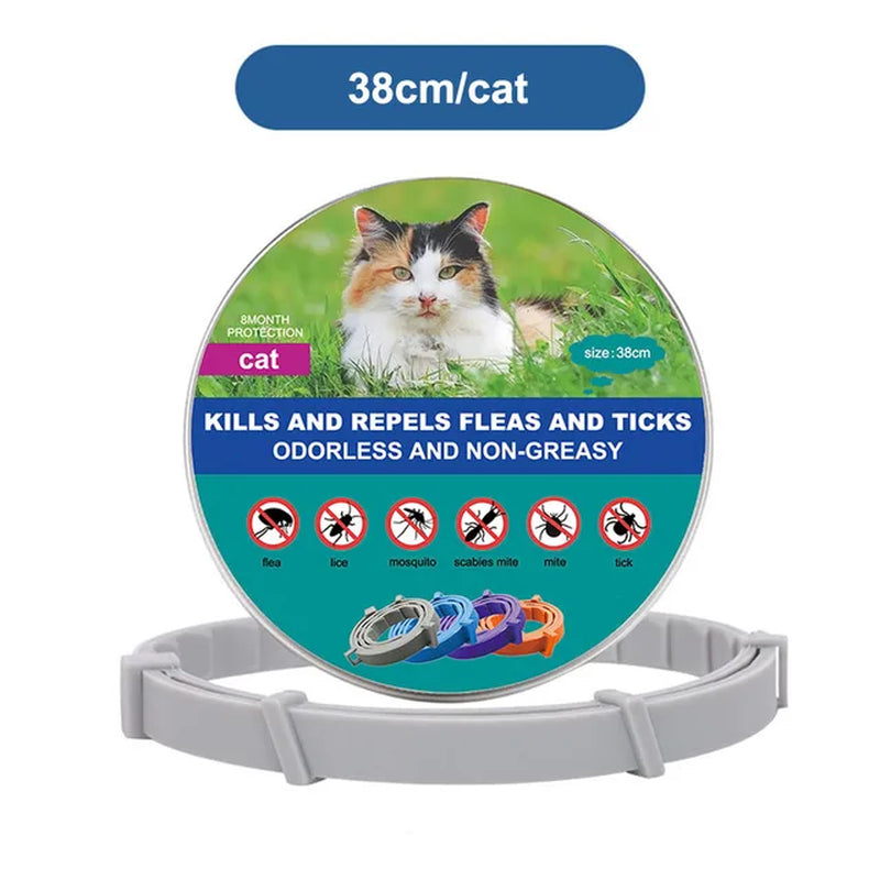 PetSafe Retractable Deworming Collar: Ultimate Flea & Tick Protection for Cats and Dogs