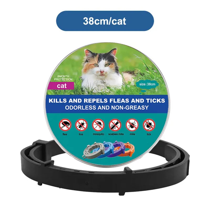 PetSafe Retractable Deworming Collar: Ultimate Flea & Tick Protection for Cats and Dogs