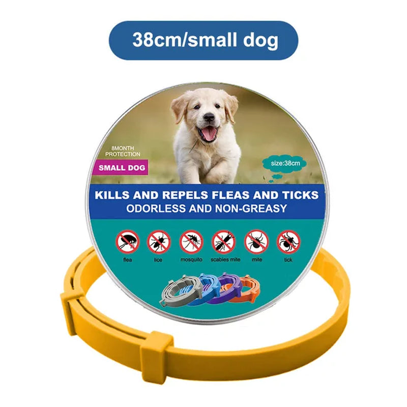 PetSafe Retractable Deworming Collar: Ultimate Flea & Tick Protection for Cats and Dogs