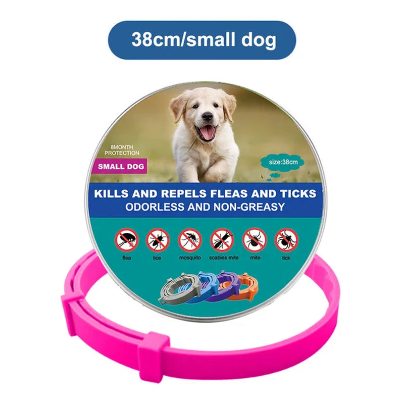 PetSafe Retractable Deworming Collar: Ultimate Flea & Tick Protection for Cats and Dogs