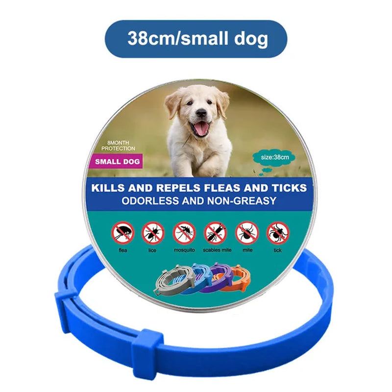 PetSafe Retractable Deworming Collar: Ultimate Flea & Tick Protection for Cats and Dogs