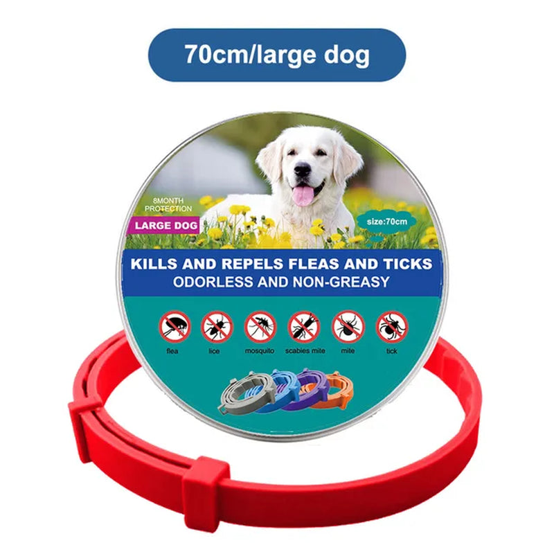 PetSafe Retractable Deworming Collar: Ultimate Flea & Tick Protection for Cats and Dogs