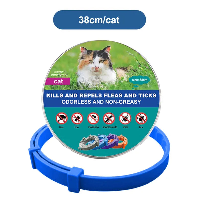 PetSafe Retractable Deworming Collar: Ultimate Flea & Tick Protection for Cats and Dogs