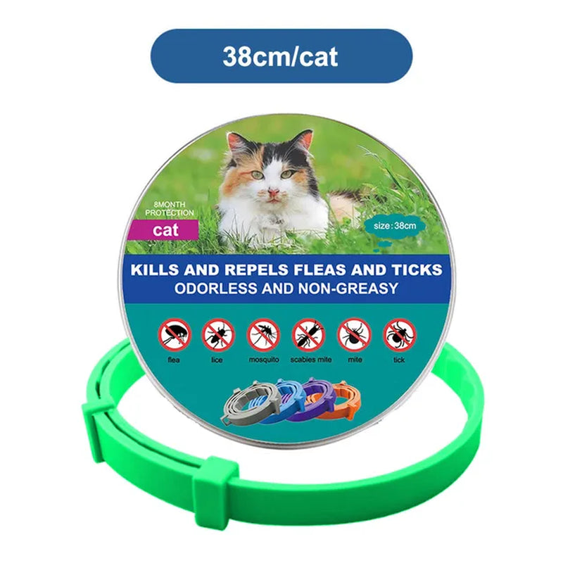 PetSafe Retractable Deworming Collar: Ultimate Flea & Tick Protection for Cats and Dogs