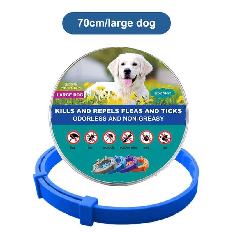 PetSafe Retractable Deworming Collar: Ultimate Flea & Tick Protection for Cats and Dogs