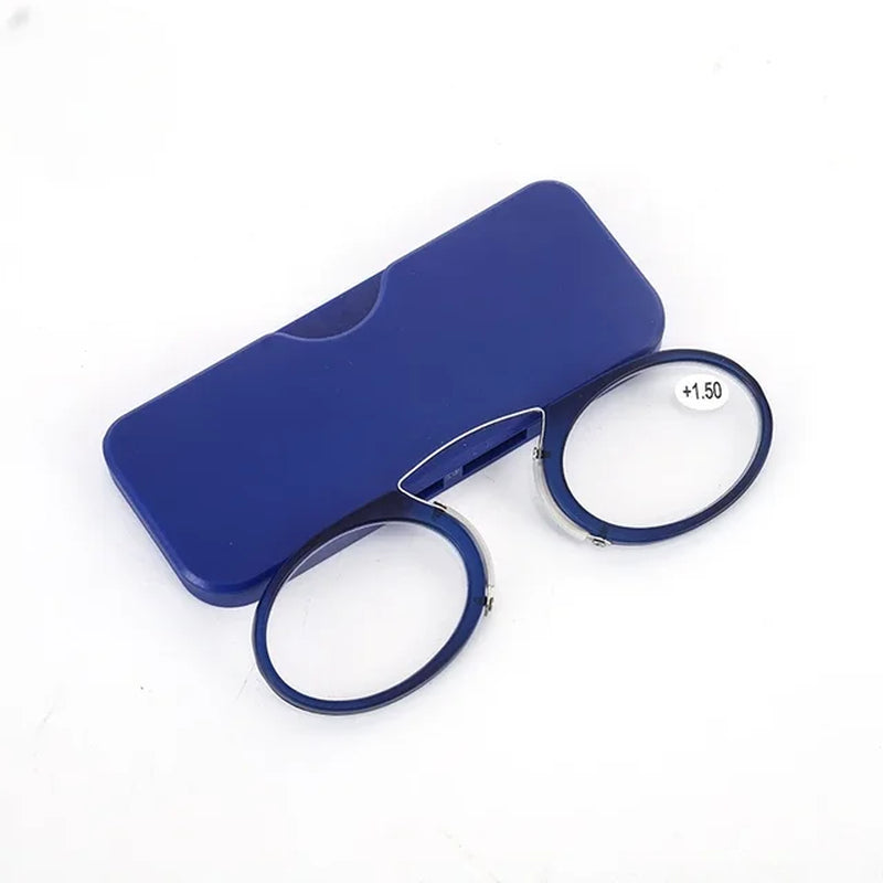 Ultra Thin Stick-On Mini Clip Reading Glasses: Portable Presbyopic Eyewear