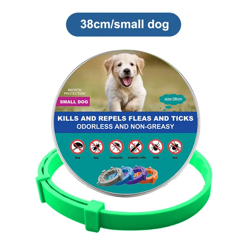 PetSafe Retractable Deworming Collar: Ultimate Flea & Tick Protection for Cats and Dogs